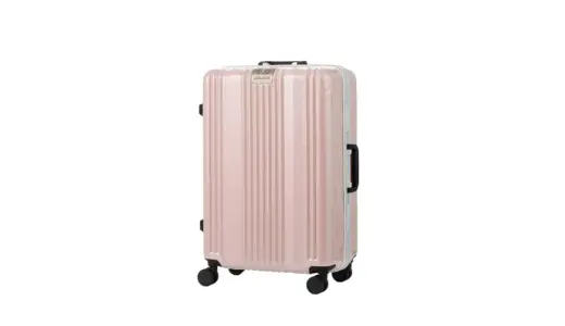【LEGEND WALKER LUXE 6032-58-PK】軽さと堅牢さを両立する“旅を変える”スーツケース｜シェルピンクが心を躍らせる