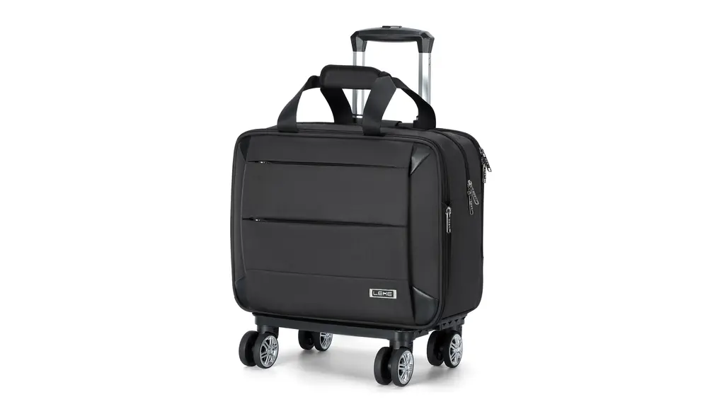 [Lekesky] キャリーバッグ キャリーケース 小型 機内持ち込み可 キャスター付きバッグ スーツケース - 大容量 A4対応 14インチノートPC収納 ビジネスブリーフケース 撥水加工 自立型 就活 通勤 出張 父の日 男性用