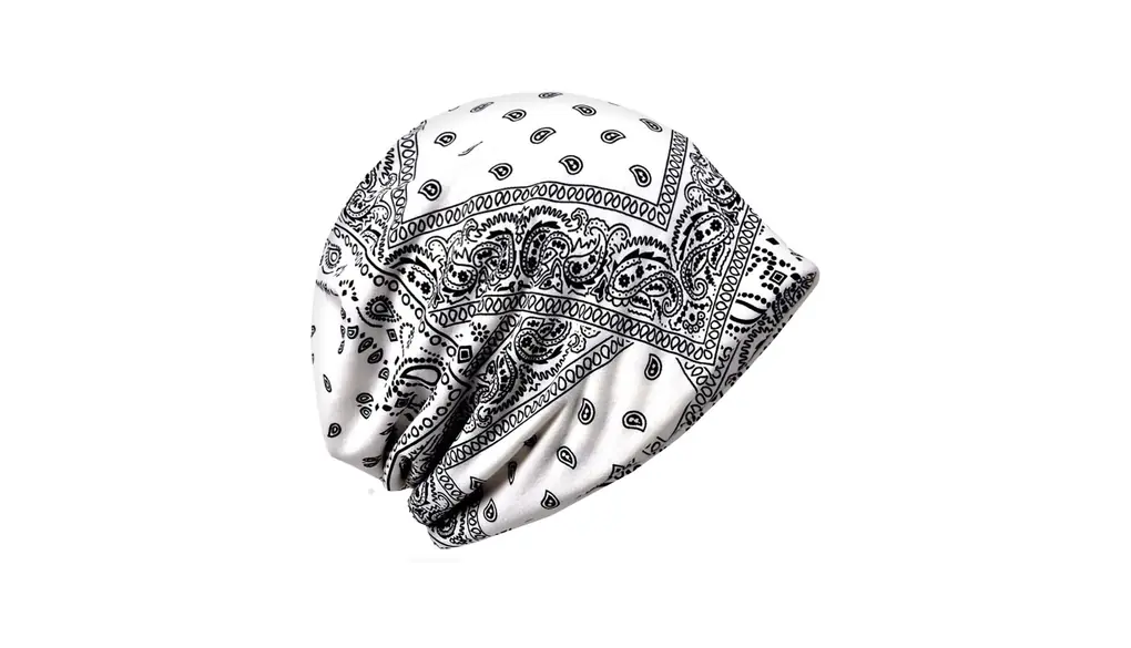 [レックス スタンダード] ニット帽 ペイズリー柄 ネックウォーマー キャップ 2way メンズ レディース CH080