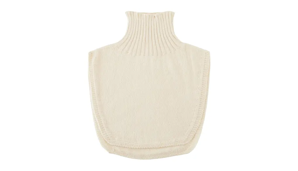 肩付きネックウォーマー 【オーガニックコットン 日本製】 livelively リブリブリ 付け襟 タートルネック 綿