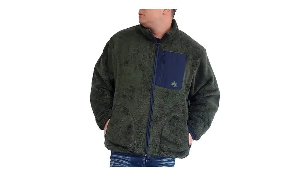 [LOGOS park] メンズ 大きいサイズ ブランド アウター ボア フリース ナイロン マウンテン スタンド ロゴスパーク 3L 4L 5L 10001659 (4L, KHAKI)