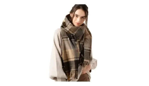 【冬をまとう心地よさ】Loo&c 厚手大判ルーシーストール｜男女兼用であたたかく、毎日を品よく包む一枚