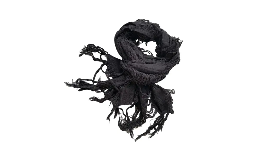 LXJLXD ヴィンテージ ウール スカーフ ダメージ加工 不規則 ネック スカーフ レディース メンズ ユニ ネックウォーマー 冬 アウトドア ファッション ネックウェア