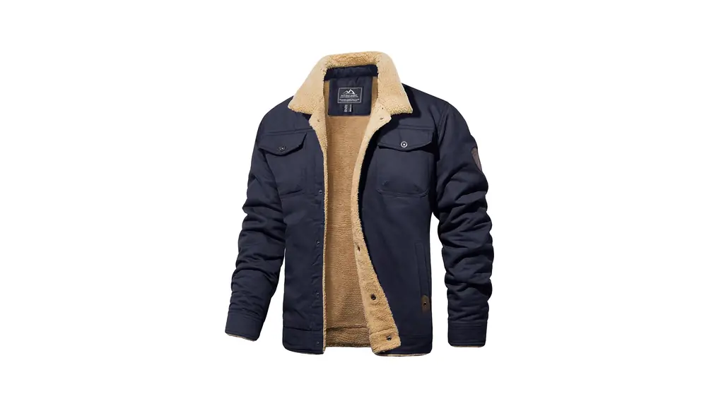 [MAGCOMSEN]アウター メンズ 防寒 ジャケット カジュアル ジャンパー 裏起毛 ブルゾン アウトドア ドカジャン 秋冬 コットン