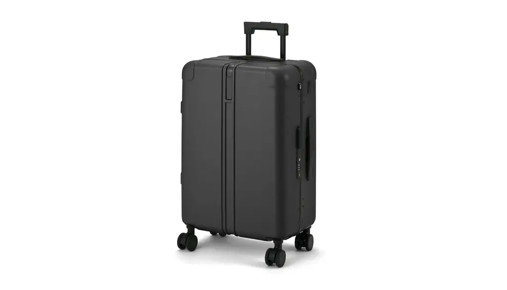 [MAIMO] スーツケース Mサイズ 日本メーカー 【荷物を守るアルミフレーム×ワンタッチでスマート開閉】 フレームタイプ ストッパー付き 静音キャスター 大容量 軽量 キャリーケース 預け入れ キャリーバッグ Frame Light