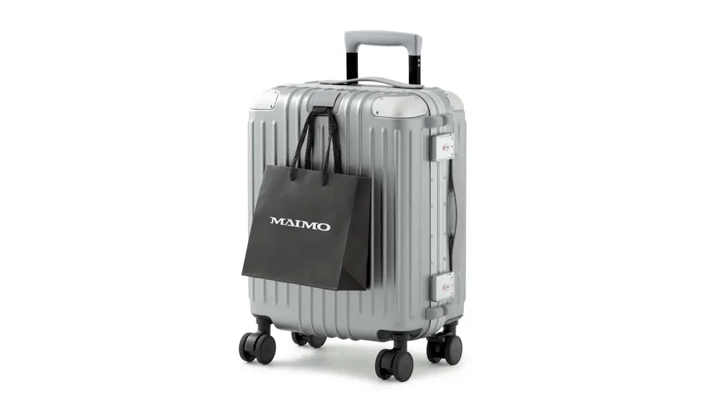 [MAIMO] スーツケース 機内持ち込み Sサイズ 日本メーカー 【 アルミフレーム × ストッパー付きキャスター で、よりスマートな旅を】 静音 大容量 TSAロック 日本企業 交換用スペアキャスター入り キャリーケース GranFrame M11 (クラシックシルバー, S(機内持込/1-3泊))