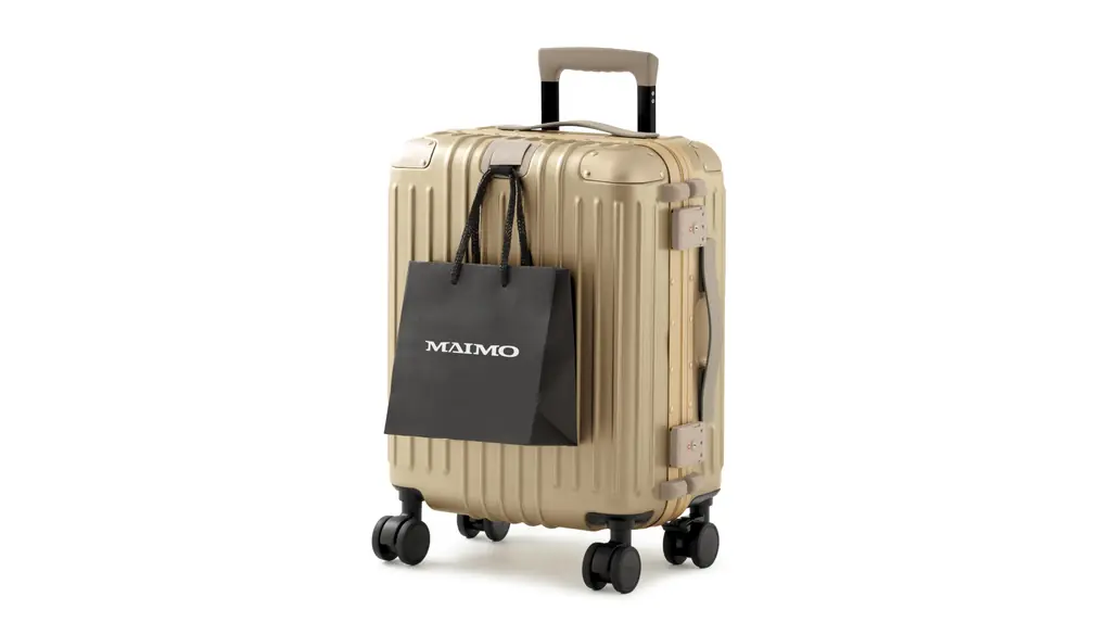 [MAIMO] スーツケース 機内持ち込み Sサイズ 日本メーカー 【 アルミフレーム × ストッパー付きキャスター で、よりスマートな旅を】 静音 大容量 TSAロック 日本企業 交換用スペアキャスター入り キャリーケース GranFrame M11 (シャンパンゴールド, S(機内持込/1-3泊))