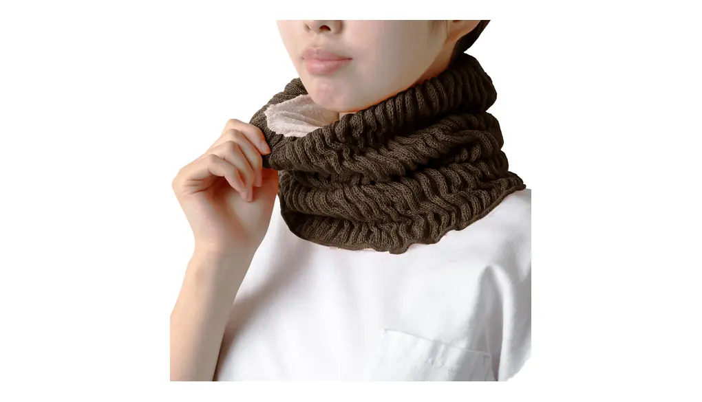 [Maison Peony] 裏シルク リブ編み ネックウォーマー シルク 絹紡紬糸 保温 寒さ対策 ネックカバー レディース メンズ ユニセックス 日本製