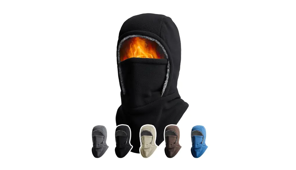 [MayCherry] バラクラバ ネックウォーマー 防寒 冬用 爆熱零下保温 極厚裏起毛 帽子 目出し帽 ネックカバー フェイスガード 大きいサイズ 防寒防風 息苦しくない 暖かい バイク 自転車 スキー 登山 男女兼用