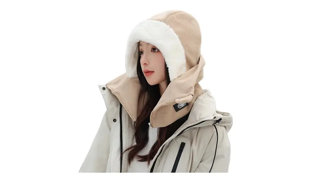 [mbolus] フードウォーマー レディース マフラー メンズ 防寒 防風 つけ襟 フード付き ボア ネックウォーマー フェイスガード 3WAY ファスナータイプ 裏起毛 あったか 保温 スポーツ スノーボード スキー スノボ キャップ 男女兼用