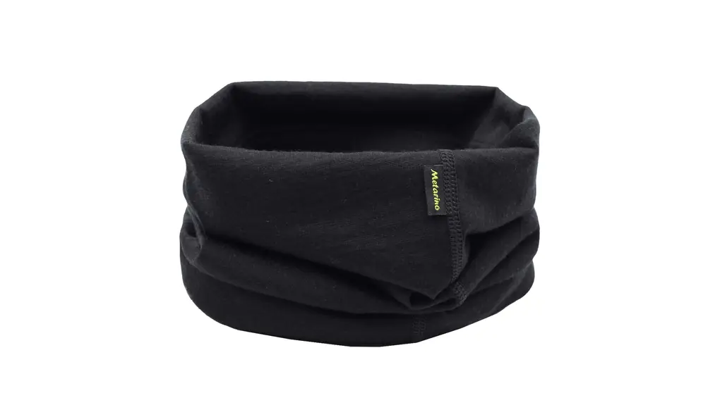 [METARINO] ネックウォーマー 天然メリノウール100% メンズ 冬 防寒 防風 暖かさ 小顔効果 柔らかい ストレッチ性 軽量 多機能 おしゃれ スポーツ バイク スノボ 野球 アウトドア 通勤 通学 ブラック