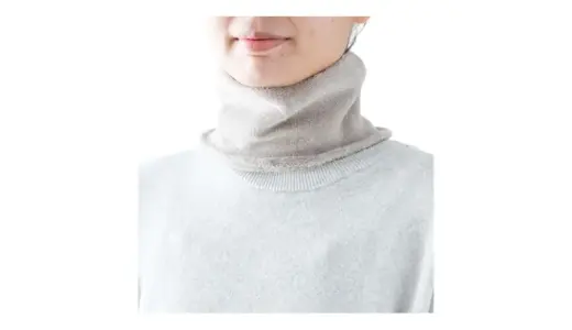 【首元から冬を変える】ミーテ シルクコットン やわらかパイル ネックウォーマー｜日本製の上質ミニマフラーで“軽くて暖かい”を体感