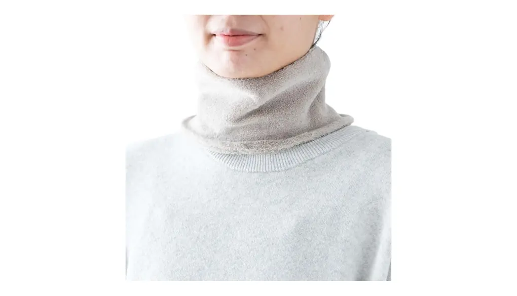 [ミーテ] シルクコットン やわらかパイル ネックウォーマー 日本製 ミニマフラー ニット