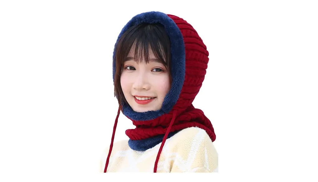 [Miracroute] レディース フードウォーマー ニット キャップ かわいい 毛布 インナー ネックウォーマー フェイスガード 防寒 暖かい 耳当て