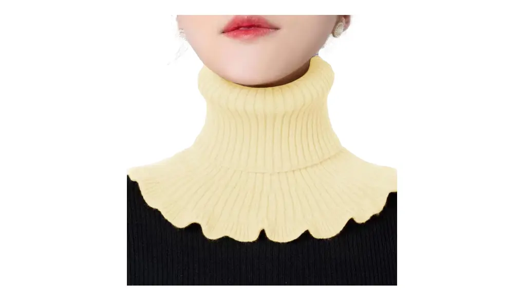 [Miracroute] ハイネック 防寒 ネックウォーマー タートルネック風 レディース かわいい 暖かい ニット セーター 秋 冬 韓国 ファッション 襟巻