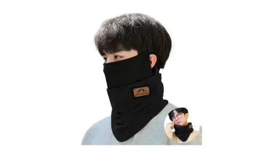 【冬の“首元革命”】MOWO ネックウォーマー メンズ｜耳かけ不要で快適＆暖かい、フリースの極上フィット