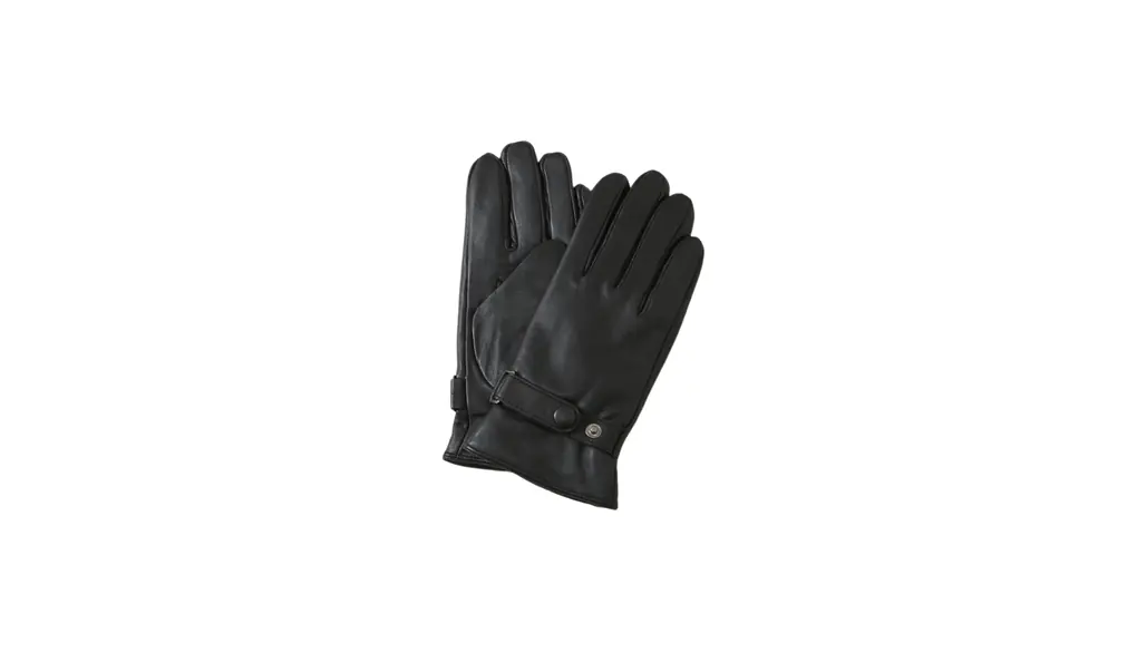 [ナノ・ユニバース] タッチパネル対応 ベルト付き ラムレザー グローブ メンズ 672-5249201