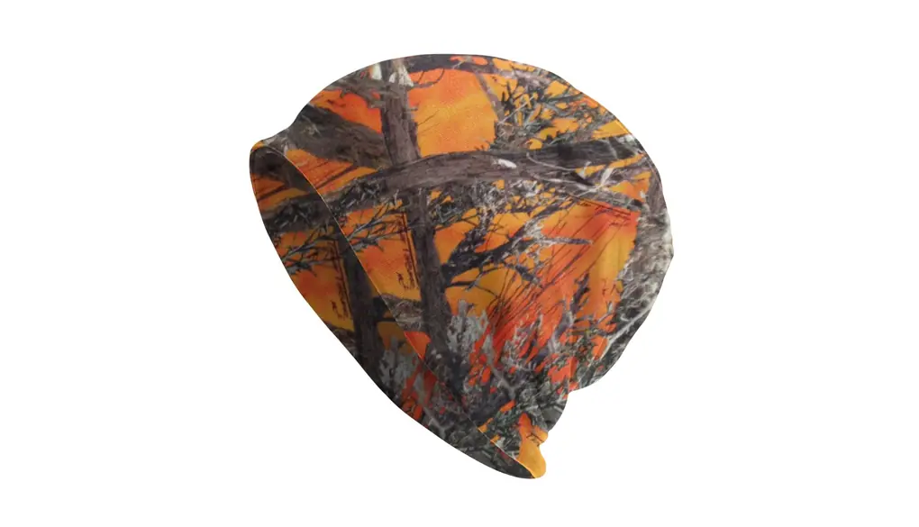 [ND] オレンジリアルツリー ニット帽 メンズ レディース ストレッチ性 ニットキャップ ネックウォーマー ケア帽子 Hat 春秋冬 ニットワッチ ふわふわ 肌に優しい ビーニー 通学 アウトドア プレゼント