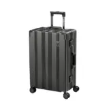 【静かに転がる相棒】New Trip アルミフレーム スーツケース M｜PC100％×静音キャスターで旅をもっと軽く