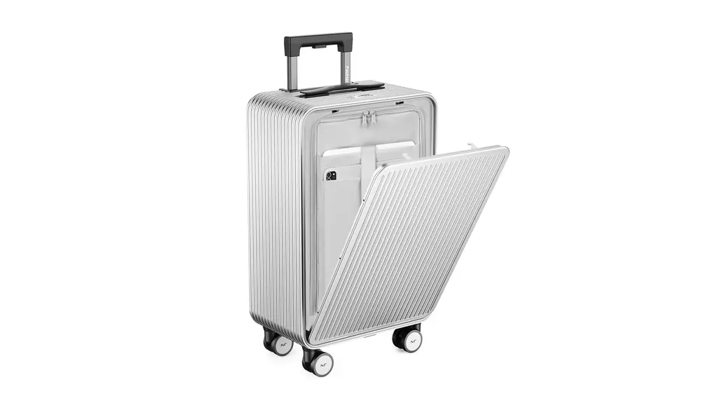 [New Trip] スーツケース フロントオープン オールアルミタイプ 片開き キャリーケース 一体型 耐衝撃 ストッパー付き 静音 ダブルキャスター TSAロック YKKファスナー キャリーバッグ ビジネス 出張 旅行