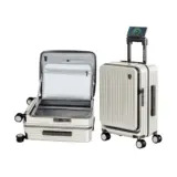 【New Trip スーツケース L】フロントオープンで“旅の動き”が変わる。USBポート搭載の65Lキャリーが快適すぎる理由