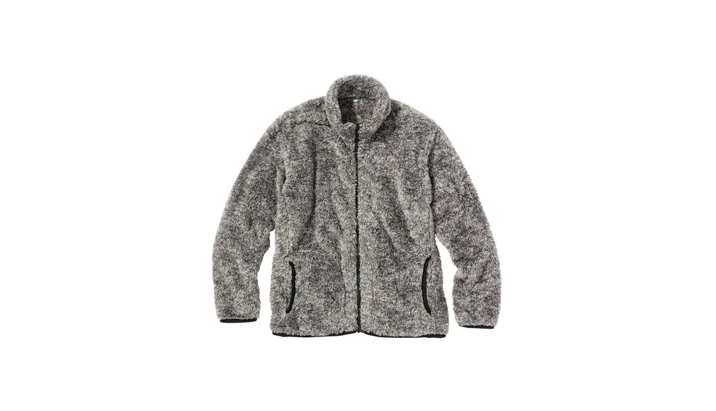 [ニッセン] メンズ ふわもこボアフリーススタンドカラージップブルゾン【３L以上お腹ゆったり】