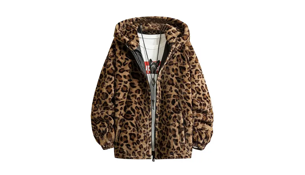 [ＮＯＭＳＯＣＲ] ヒョウ柄 ファーコートメンズ ジャケット ボアコート フリースジャケット あったか ゆったり 韓国風 アウター ストリート系 防寒着 通学 ブルゾン 冬 大きいサイズ