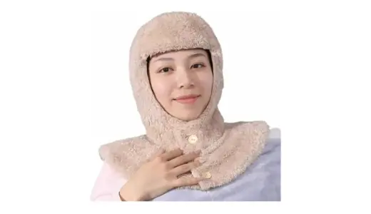 【寒い夜の救世主】OMISAA あったか帽子＆ネックウォーマー｜首・肩・頭をまるごと包む、冬の快眠アイテム