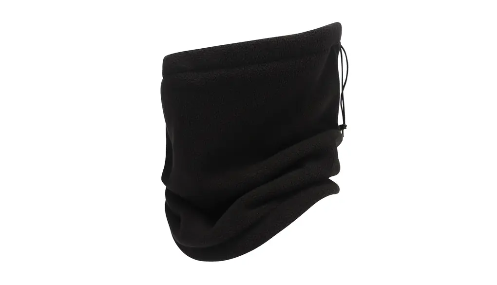 おたふく手袋(OTAFUKU GLOVE) 冬用ネックウォーマー[発熱 防寒 吸汗速乾 ロング丈]JW-136 ブラック フリーサイズ