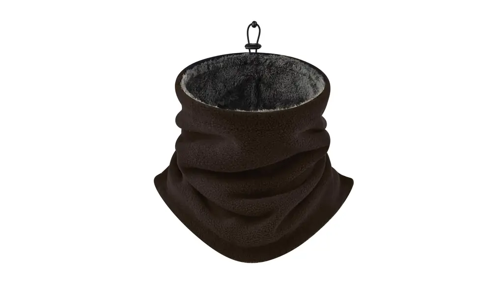 [PALAME] ネックウォーマー メンズ 冬 【360°極めた暖かさ・ふわふわ蓄熱裏起毛・柔らかい肌触り】 ネックガード 防寒 防風 暖かい 柔らかい 裏ボア 厚手 伸縮性 無地 多機能 調節コードつき 自転車 バイク スキー アウトドア 男女兼用