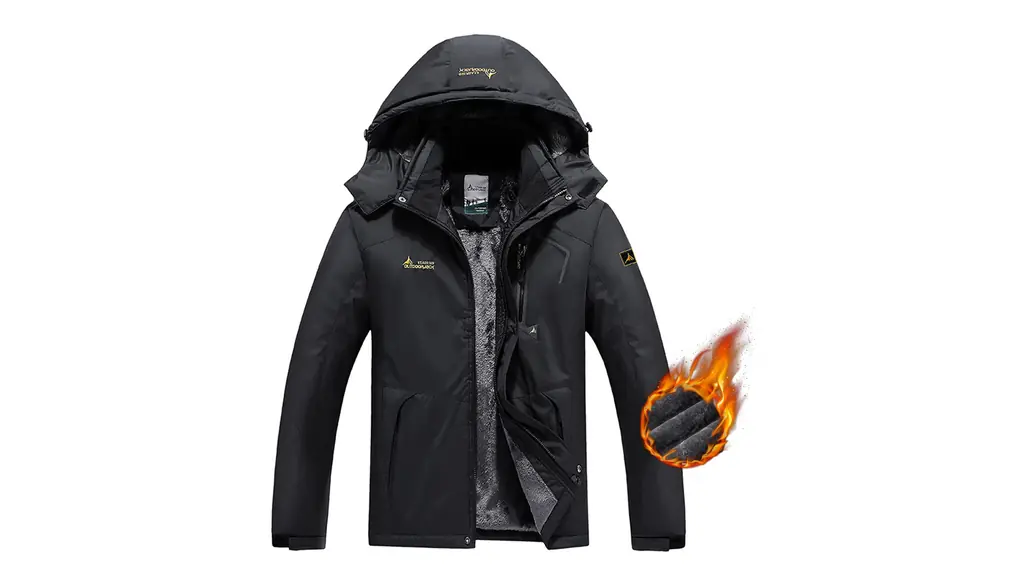 [Perturga] マウンテンパーカー メンズ 裏ボア 多機能 アウトドア ジャケット 防風 防寒 登山 保温 撥水 ウインドブレーカー フリース 裏起毛 フード付 取り外し可能