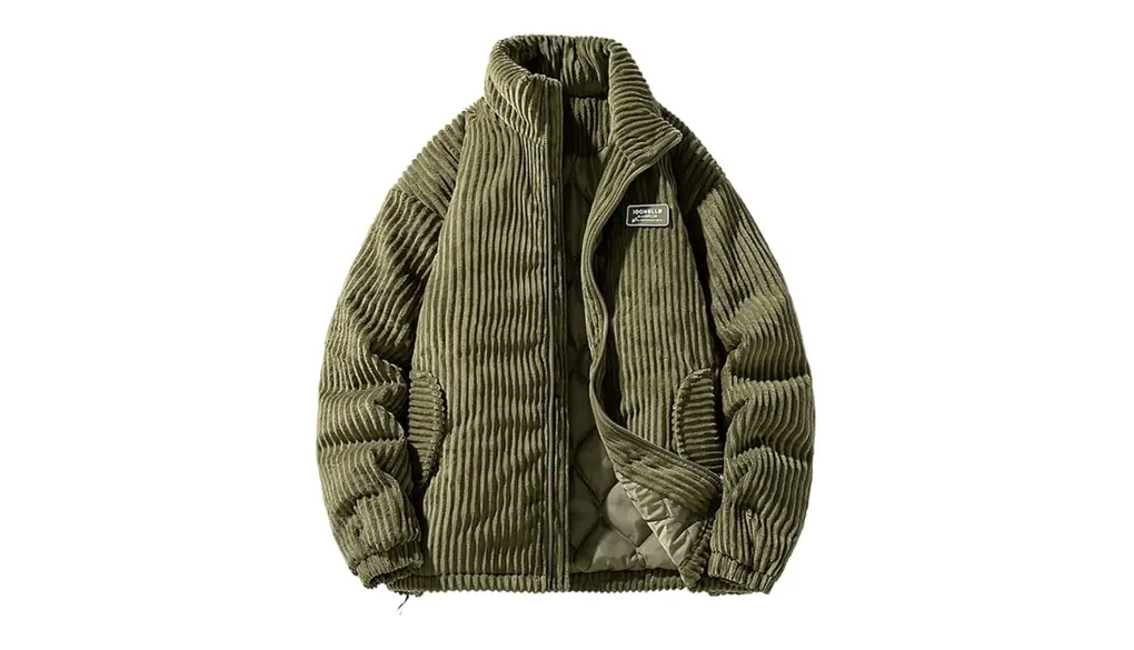 [Poperdision] コート メンズ 冬服 コーデュロイ ジャケット 大きいサイズ ゆったり 無地 中綿 厚手 防風 防寒 暖かい おしゃれ アウター 通勤 通学 男女兼用 シンプルデザイン トップス ファッション