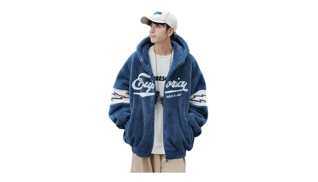 [ポプレ] メンズ ボアジャケット コート ブルゾン ジャンパー 裏起毛 フード付き 防寒 防風 厚手 カジュアル 大きいサイズ おしゃれ フリース 春秋冬 ゆったり ジュニア 暖かい 普段着