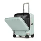 【Proevo 10013】フロントオープンで“旅の動きが変わる”37Lスーツケース｜静音8輪＆脱着キャスター搭載