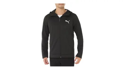 【冬支度はこれで決まり】PUMA EVOSTRIPE ウォーム フーデッドジャケット｜軽くて暖かい、街でも映える万能ブルゾン