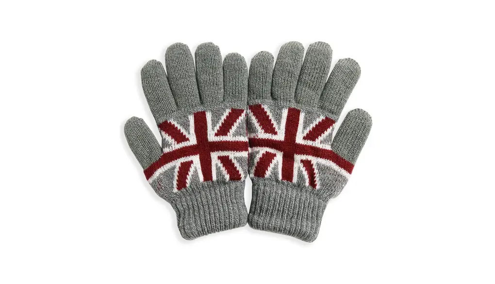 [クインテット] 手袋 メンズ レディース 日本製 スマホ タッチパネル 対応 ノルディック ニット グローブ アニマル柄 雪柄 トナカイ 鹿 アメリカ イギリス ユニオンジャック 国旗 03-0260