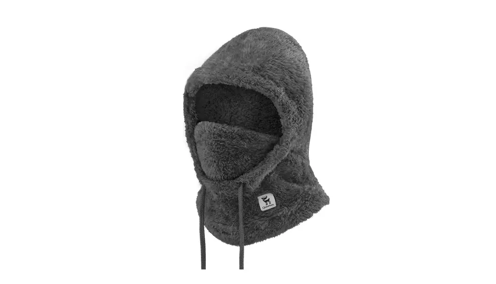 [Qunature] ネックウォーマー レディース フードウォーマー 目出し帽 防寒 保温 フワフワ 裏起毛 轻量 柔らかい 息苦しくない スノーボード スキー 登山 アウトドア スポーツ 冬用