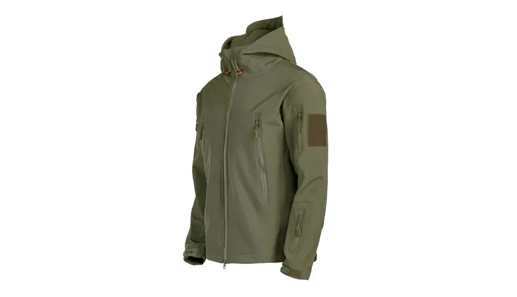 [Qunqene] アウトドアジャケット タクティカルジャケット メンズ ウインドブレーカー マウンテンパーカー 登山アウター 裏起毛 フード付き ジップアップ 裏ボア 暖かい 防寒 防風 防水 ソフトシェル 大きいサイズ 春 秋 冬 カジュアル