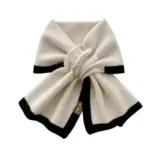 【結ばない冬のおしゃれ革命】Qzkouma ネックウォーマー WZB-371｜差し込むだけで“きれい見え”あったかスタイル