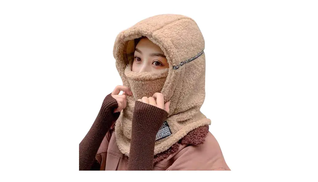 Rbinlaaw フリース マフラー フード ネックウォーマー 帽子 防寒 キャップ フェイスマスク ヘッド ウェア/スキー スノボ 自転車 アウトドア 釣り フードウォーマー 目出し帽 防寒帽子 フェイスウォーマー ネックウォーマー男女兼用 アウトドア 耳付き フードウォーマー ふわもこ素材 ロング丈 厚手 ネックウォーマー 極暖 ふんわり フェイスマスク イヤーウォーマー 防寒 防風 ヘッドウェア