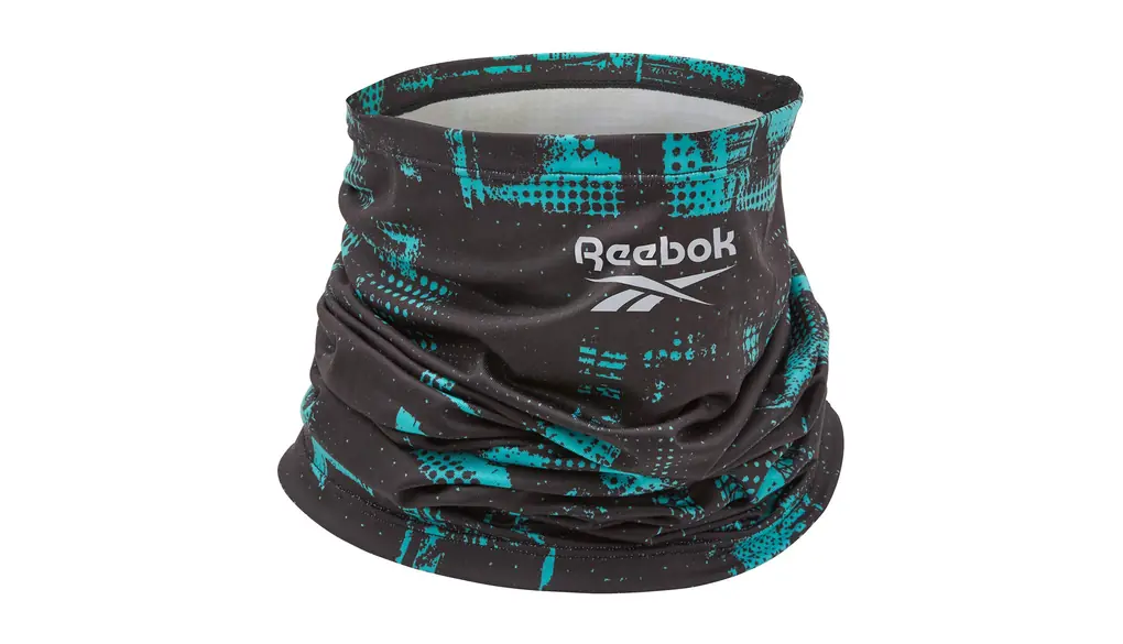 リーボック(Reebok) ネックウォーマー スポーツ ブラック グレー グリーン 男女兼用 ランニング ウォーキング 軽量 通気性 速乾 伸縮性 柔らかい RRAC-10130