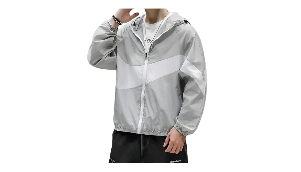 [レグエイト] メンズ マウンテン パーカー ジャケット コート フード付き 羽織 ジップアップ アウトドア ポリエステル 防風 軽量 M L XL ブラック グレー