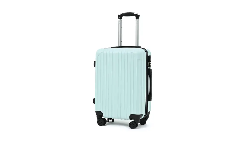 Rikopin(リコピン) スーツケース 機内持ち込み 大型 キャリーケース キャリーバッグ ダイヤルロック式 超軽量 かわいい ファスナータイプ 【SSサイズ/くすみミント】