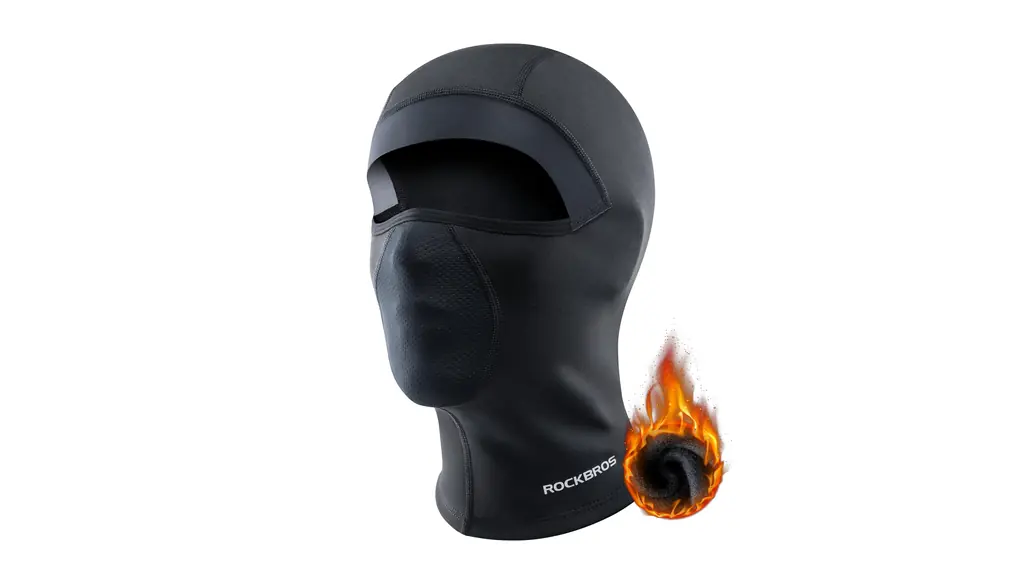 ROCKBROS(ロックブロス)バラクラバ 冬用 ネックウォーマー 裏起毛 防寒 息苦しくない 滑り止め ヘルメットインナー 伸縮性 目出し帽 バイク 自転車 スキー 登山 釣り メンズ レディース
