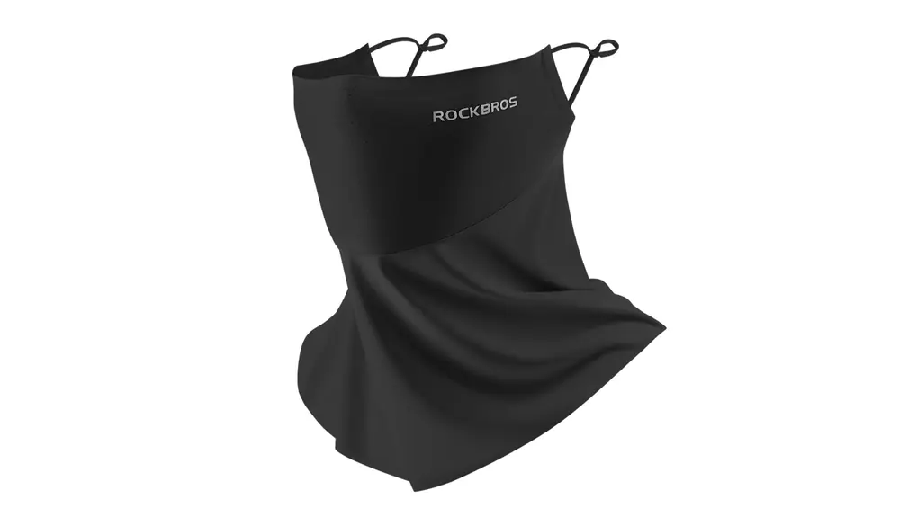 ROCKBROS フェイスカバー フェイスマスク uvカット 冷感 夏用 ネックカバー 鼻 口元メッシュ 息苦しくない 日焼け防止 UPF50+ 吸汗速乾 耳掛け ネックウォーマー スポーツ 自転車 釣り ゴルフ ランニング レディース メンズ