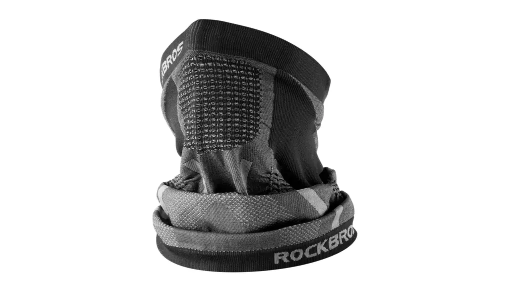 [ROCKBROS] ネックウォーマー 秋 冬用 防風 防寒 ネックガード フェイスマスク エアーホール構造 通気性 息苦しくない 伸縮性 UVカット 日焼け防止 スノーボード スキー バイク メンズ 男女兼用