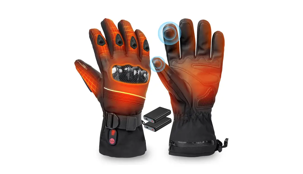 [Rokomi] 電熱グローブ 【衝撃吸収 20000mAhバッテリー付き】 電熱手袋 ヒーターグローブ 65℃最高温度 プロテクター付き バイク メンズ レディース 3Mシンサレート DC給電 3段階温度調節 タッチパネル対応 滑り止め 裏起毛 防寒対策