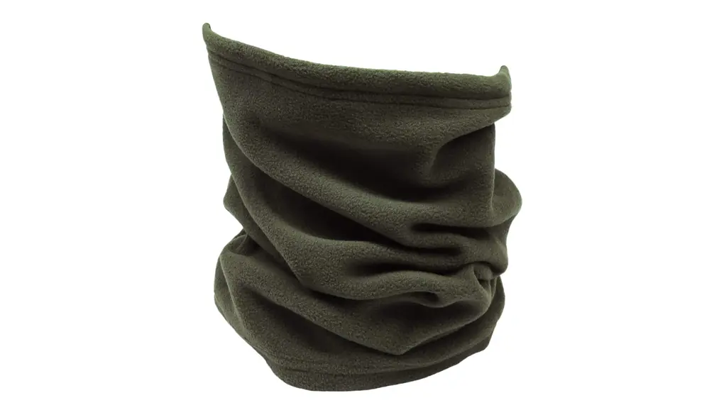 [ロスコ] 耳まで隠れる フリース ネックウォーマー - オリーブ 【メール便無料】
