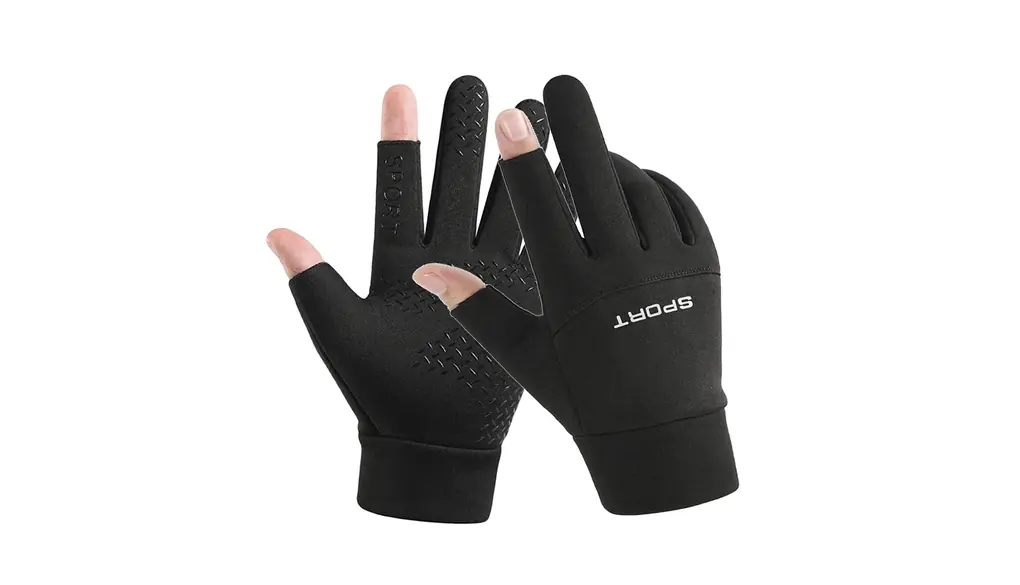 [SCOLORKI] 防寒グローブ アウトドアグローブ ２本切り ５本指 防寒手袋 サイクリンググローブ 撥水 裏起毛 滑り止め タッチパネル対応 釣り 川釣 カメラ 細かい作業 通勤 通学 秋冬用