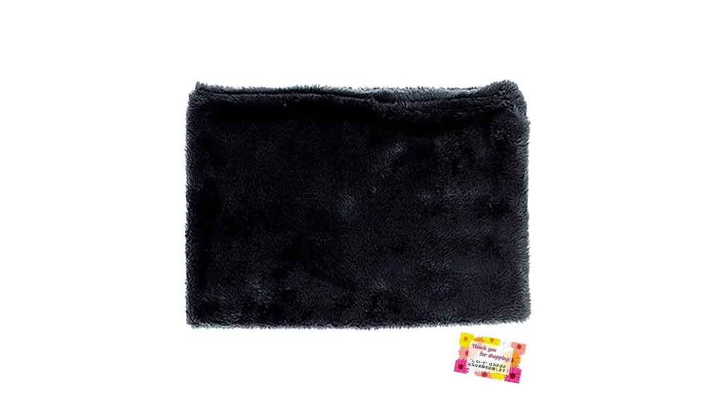 [Shiroite] 【冬の寒さ対策に！】 極柔らかネックウォーマー 無地2重 ボア 毛布タッチ 男女兼用 フリーサイズ 防風 防寒 2色アソート